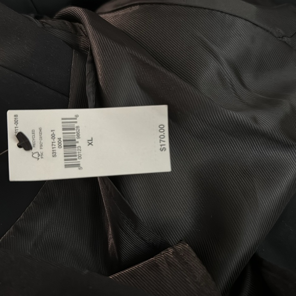 NWT! Banana Republic Black Ponte Collarless Blazer 531171 📊 - Picture 14 of 16